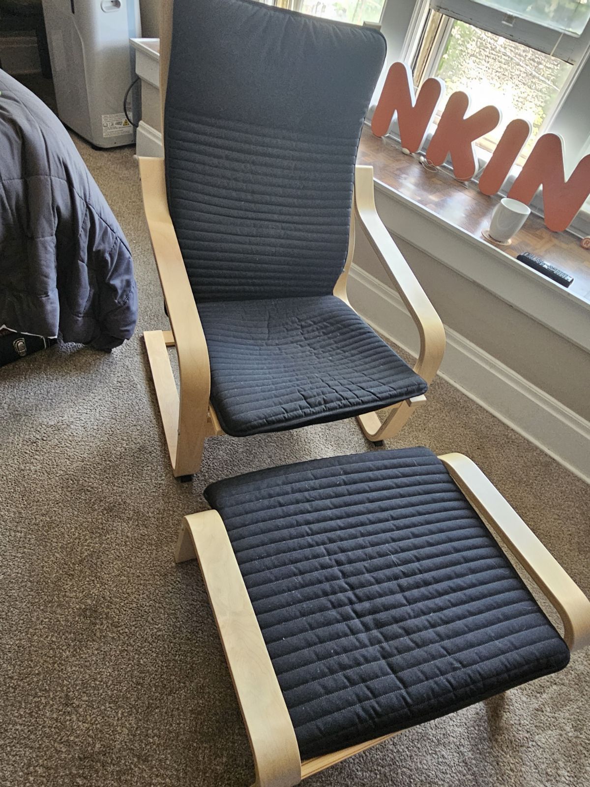 Chair And Foot Rest 