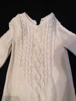 Baby girl sweater dress