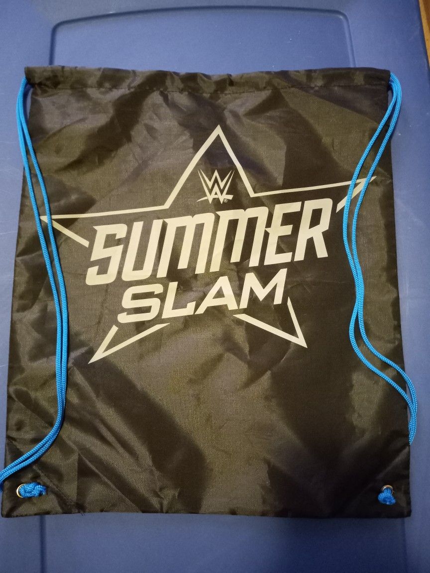 Wwe Summerslam Las Vegas String Book Bag