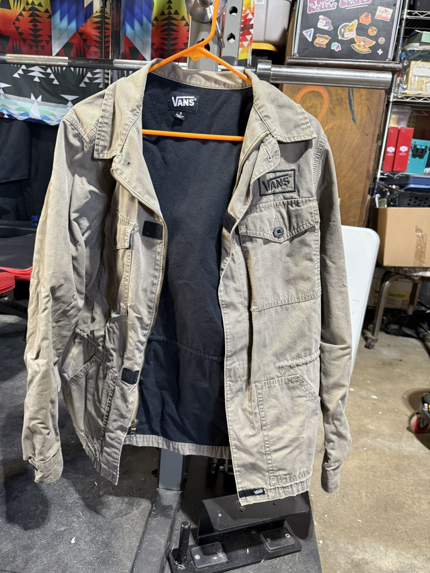 Men’s Vans Jacket. Kiss North Face Light Weight Wind Breaker. Both Great Condition.
