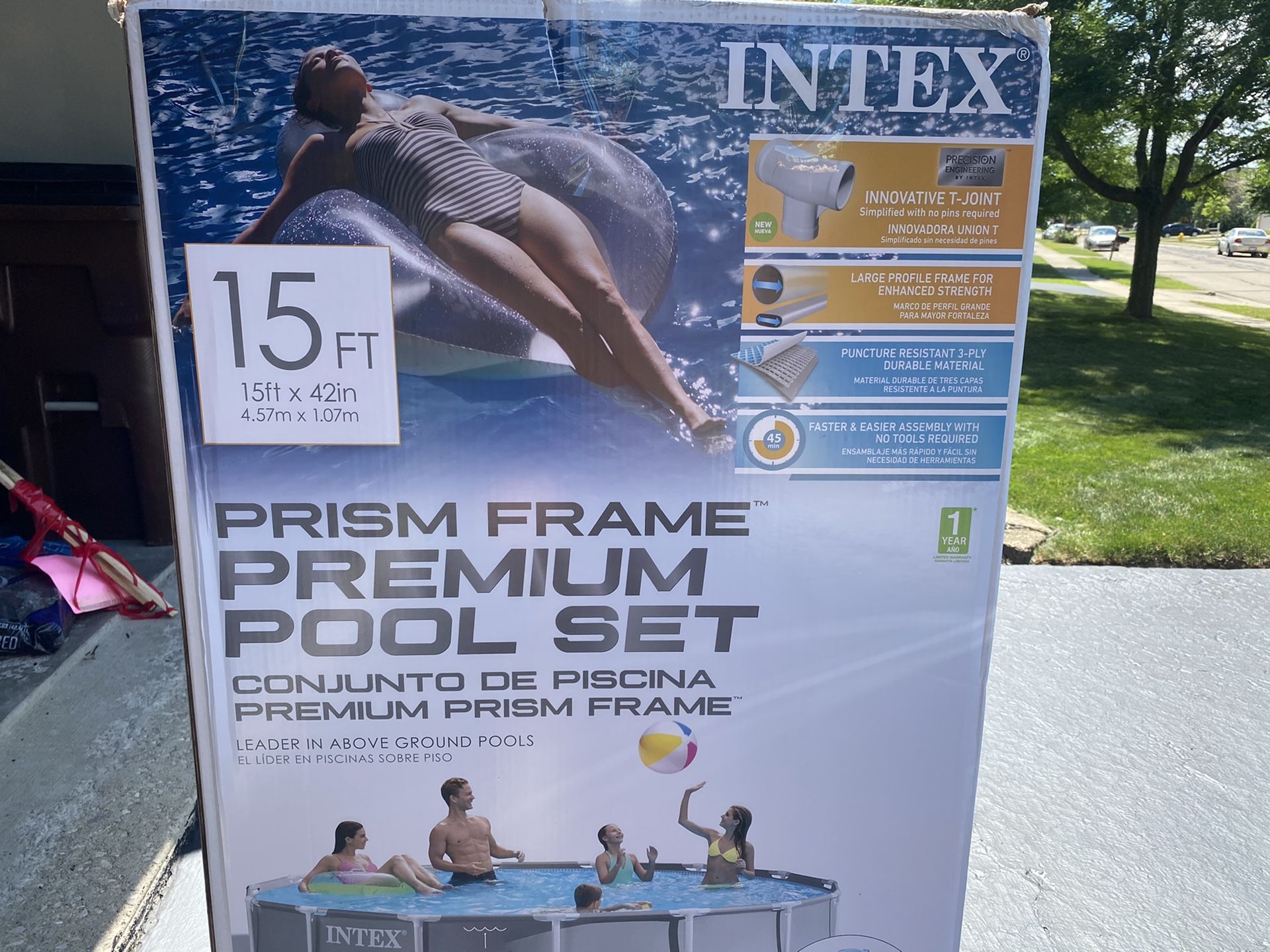 15ft x 42in premium pool set