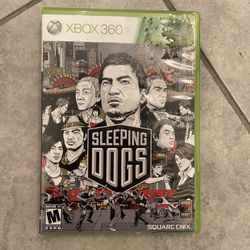 12’ Xbox 360 “Sleeping Dogs” Game