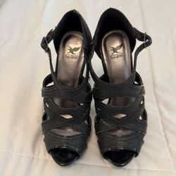 Black Sparkly Size 6 