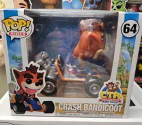 Funko Pop! Rides: Crash Bandicoot - Crash Bandicoot #64