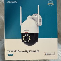 DEKCO 2K WiFi Surveillance Security Camera Outdoor/Home/Dome