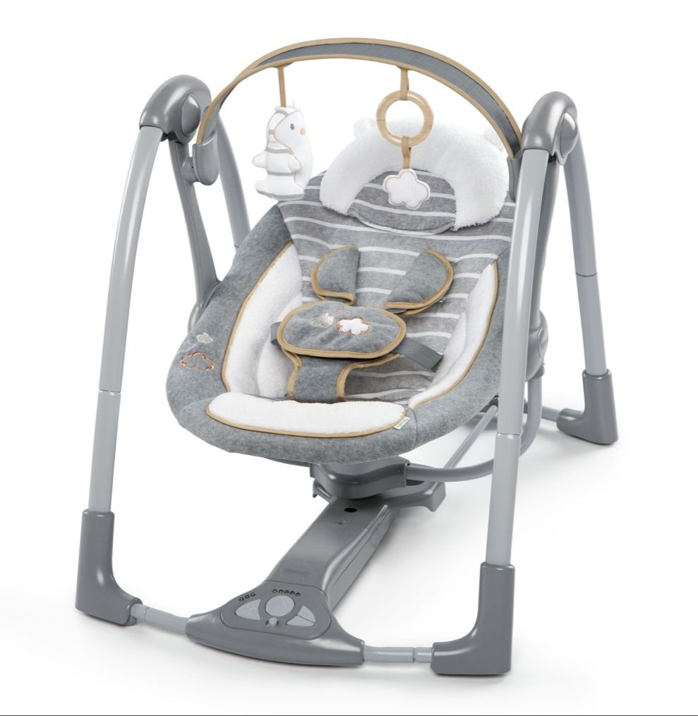 Ingenuity Deluxe Swing ‘n Go Portable Baby Swing