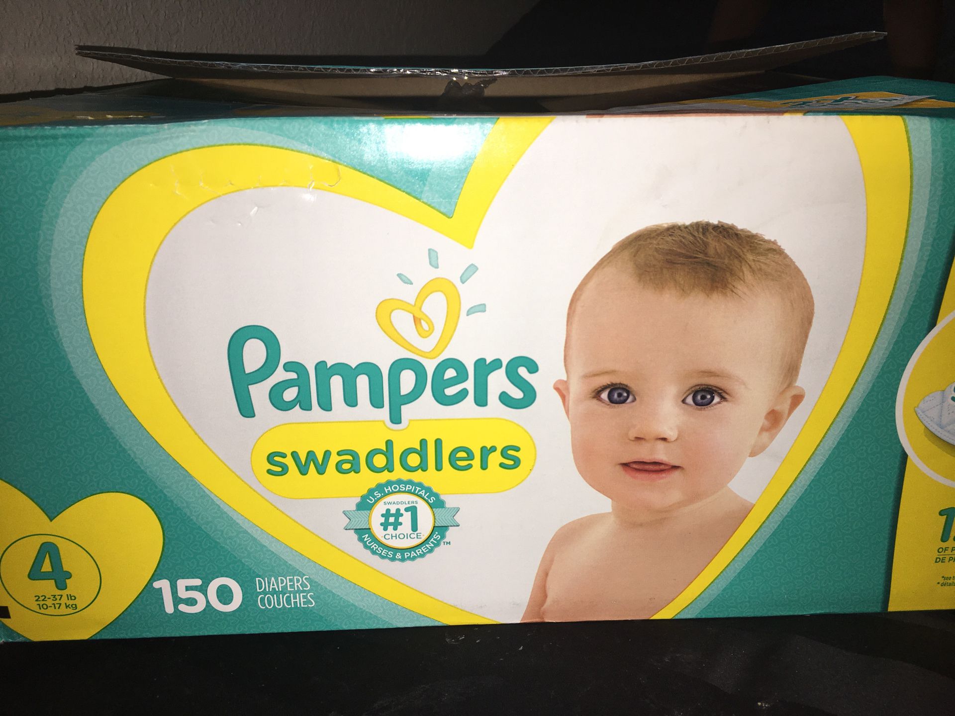 Pampers swaddles size 4