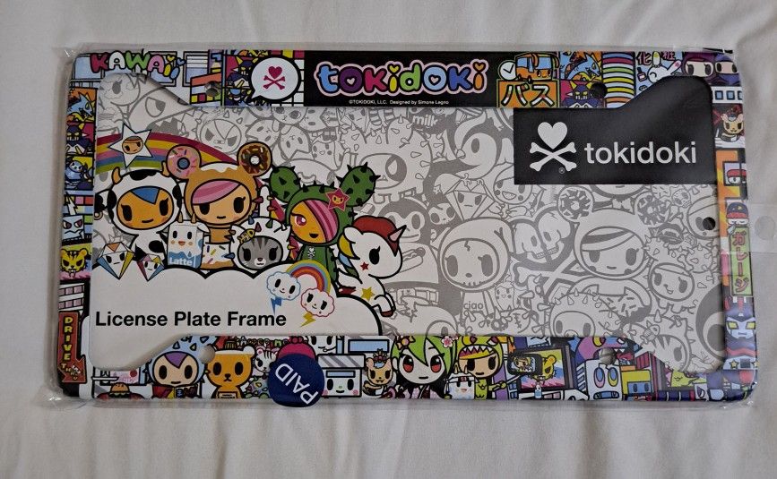 Tokidoki License Plate Frame