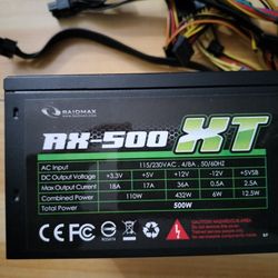 Raidmax XT Series RX-500XT 500W Power Supply Unit