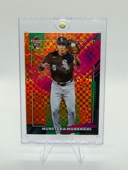 🔥⚾ 2026 Topps Finest Munetaka Murakami Rare RC Orange Geometric Refractor /25