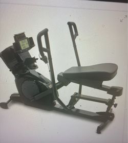 Power 10 elliptical rower