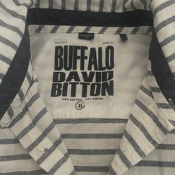 BUFFALO David Bitton men , long sleeves shirt, XL, 100% cotton