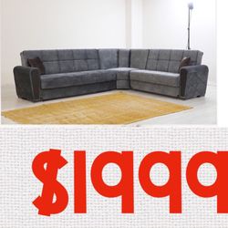 Sofa Bed Sectional With Storage Available For Immediate Delivery 