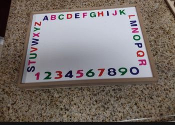 Alphabet Chalk And Board 
