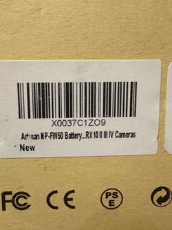 Charger and batteries for Sony cameras