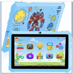 Kids Tablet 7" Android Tablet for Kids 3-7 32GB Tablets for Toddlers with Case WiFi Parental Control Dual Camera Tabletas GMS Certified Toddler Learni