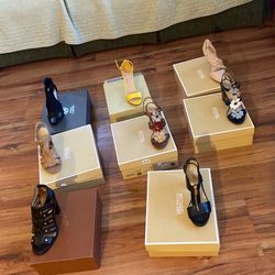 Zapatos Michael, Coach Y Vince Canoro Y Aldo Semi Nuevos $25 Cada Par