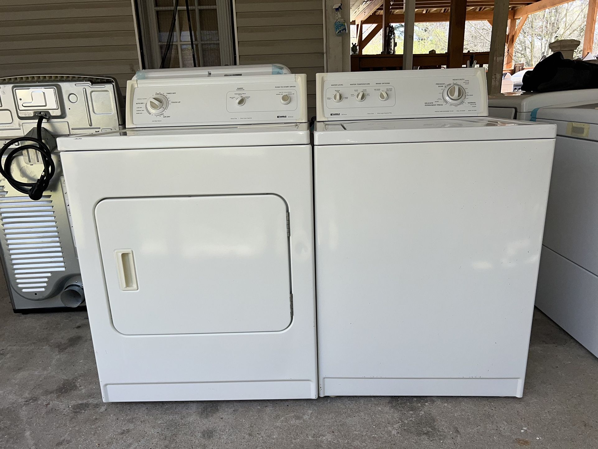 Set Kenmore Washer And Dryer Electric,Serie 600