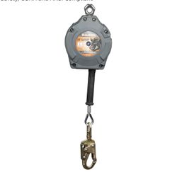 Wild Boar 30’ Self Retracting Lifeline – SRL Fall Protection Lanyard with Steel Snap Hook for Construction Site Safety, OSHA and ANSI Compliant