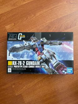 RX-78-2 Gundam HG E.F.S.F. Prototype Close-Combat Mobile Suit 1/44 Model Kit NEW