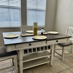 Dining Table / Wine Bottles Storage 