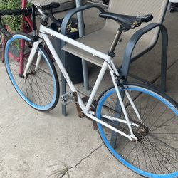 Fixie / Single Speed Bike + Kryptonite U-Lock – Needs Work 