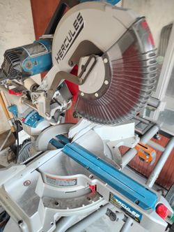 Hercules 12 in. Dual-Bevel Sliding Compound Miter Saw.