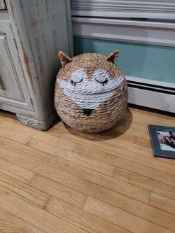 Woodland Fox Basket Nursery Rare