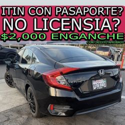 Finance Car Dealership Titulo Limpio Automatic Sedan Clean Title Honda Civic Accord Toyota Corolla Camry 2017 2014 2011 2009 2016 2013 2015 2010 2012