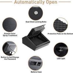 SALE! New 0.4 Cubic Feet Black Top Open Keypad Safe, Cabinet Safes