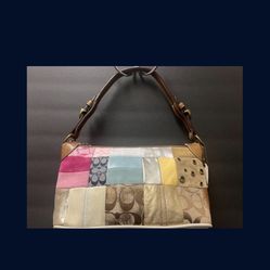 COACH::: VINTAGE/AUTHENTIC/PATCHWORK PURSE/BRAND NEW/RARE