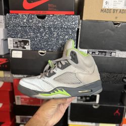 Jordan Green Bean 5s size 8 USED
