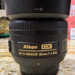 Nikon 35mm 1.8 G Lens
