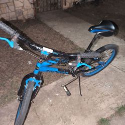 The item in the image is a blue and black Ozone 500 Freestyle BMX bike. $35 OBO