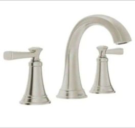American Standard Rumson 8 in. Widespread 2-Handle Bathroom Faucet in Brushed Nickel