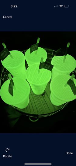 glow in the dark starbucks tumbler