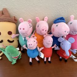 Peppa Pig Family and Friends Plush