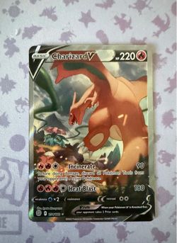 Pokemon card Charizard v