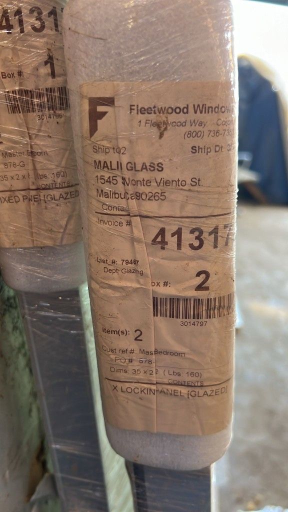 Brand new Fleetwood Sliding Door 72*81