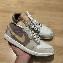 Nike Men’s Jordan 1 Low SE Craft Size 11 Taupe Haze |DN1635-200|