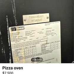 Oven $7500