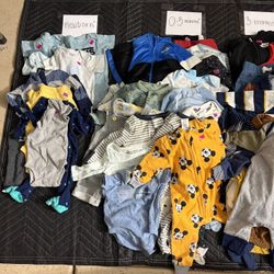newborn-6 month clothing bundle 