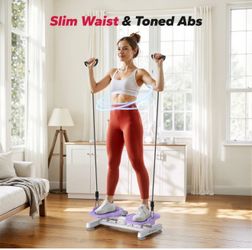 New Merach  Waist Twister & Ab Machine with Resistance Bands for Home Gym Workout