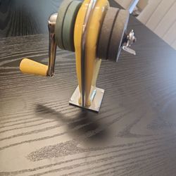 Vintage Hand Crank Knife Sharpener Grinder – Manual Sharpening Tool