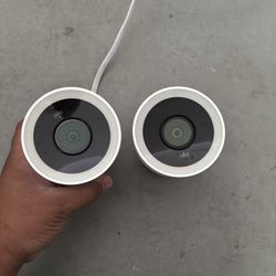 Three Nest IQ Outdoor Cameras 