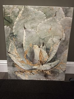 Oliver Gal Wood Framed Wrapped Canvas Print