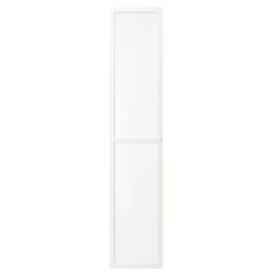 IKEA OXBERG Glass door, white,15 3/4 x 75 5/8 - 902.756.17