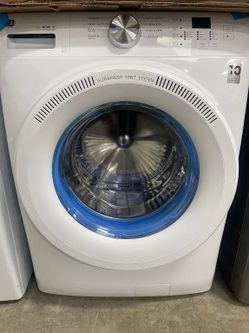 GE SmartHQ 4.6 Cu. Ft. White Front Load Washer with OdorBlock