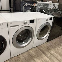 Lg washer and dryer set electric with warranty