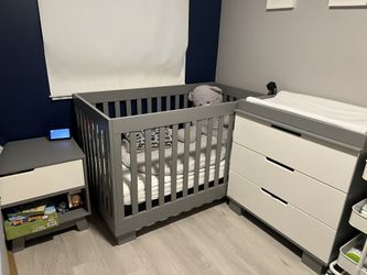 Babyletto crib, dresser and nightstand